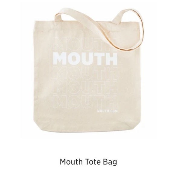 MOUTH Canvas Tote - Picture 1 of 2